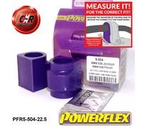Powerflex Rrarb Mnt Spazzole 22.5mm Per E46 3 Serie Xi / Xd 4WD 99-06