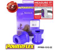 Powerflex Rrarb Spazzole A Telaio 22mm Per VW T6 Transporter 2015- PFR85-1312-22