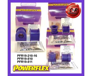 Powerflex RrARB+TrakRod Bushes Per Escort5 6 RS2000 4X4 -96 PFR19-210-16/510/511