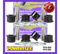 Powerflex RrAxleTrailArm Bushes Per Caterham7 Imp DeDion+Watts 73-06 PF8-909/909