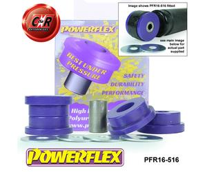 Powerflex Rrshock Ammortizzatore Topmnt Spazzole per Fiat 500 US Auto + Abarth