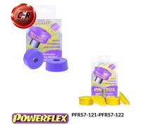 Powerflex Satinato Supporto Piccolo + Grande Spazzole per Porsche 911 993