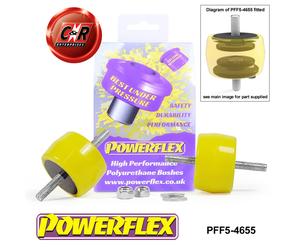 Powerflex Satinato Supporto Spazzole (Veloce Strada) per Supra Mk5 A90/J29 (19