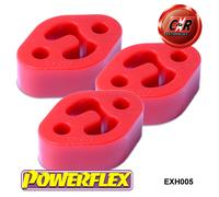 Powerflex Road Serie Scarico Mounts-Rr Scatola Per Ford Fiesta MK8 (2017-ON)