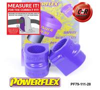 Powerflex Serie Nera Posteriore Bronzine Barra Antirollio 28mm per Tvr Tamora