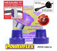 Powerflex Stabilizzatore Anteriore Bronzine Barra 14mm per Porsche 911 69-73