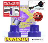 Powerflex Fr Stabilizzatrice Bronzine Barra 15mm per Porsche 911 1969-1973
