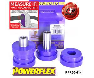 Powerflex Stabilizzatore Posteriore Barra Esterno Spazzole per Peugeot