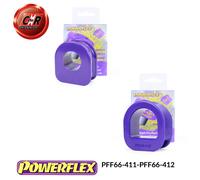 Powerflex Sterzo Cremagliera Rotondo + Piatto Fondo Supporti PFF66-411/PFF66-412