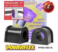 Powerflex Anteriore o,Supporto Spazzole 16mm per Renault 5 Turbo 1980-1986