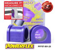 Powerflex Fr o, Spazzole 25mm per Porsche 911 997 + Turbo 2005-2012 PFF57-501-25