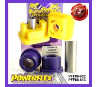 Powerflex Superiore Engmnt Croce Forma Benzina + Sml Boccola per Volvo S60 01-09