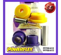 Powerflex Superiore Motore Mnt Lrge Rotondo + Piccolo Spazzole per S60 AWD 01-09