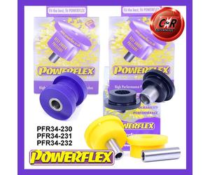 Powerflex Superiore Motore Torq + Basso Coppa Olio Boccola + per Mgtf 02-09