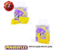 Powerflex Superiore Scatola Cambio + Supporto Motore Protezioni per Fiesta MK8.5