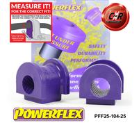 Powerflex Supporti ARB Anteriori 25Mm Per Civic CRX Del Sol (91-95) PFF25-104-25