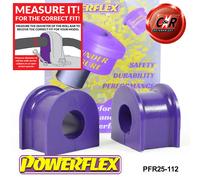 Powerflex Integra Type R Rrarb Spazzole 22mm Per Civic 92-96 Crx 92-98 PFR25-112