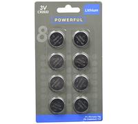 POWERFUL - Batterie Bottone 3 V cr2032, 8 pz, Blister