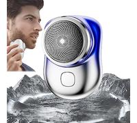 Powerful Storm Shaver, 2023 New Upgrade Powerful Storm Shaver for Men, Mini Shaver Portable Electric Shaver, Rechargeable USB Electric Shaver, Suitable for Any Scene (Blue)