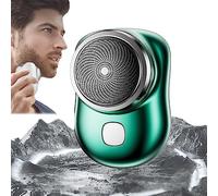 Powerful Storm Shaver, 2023 New Upgrade Powerful Storm Shaver for Men, Mini Shaver Portable Electric Shaver, Rechargeable USB Electric Shaver, Suitable for Any Scene (Green)