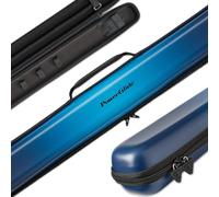 POWERGLIDE Custodia per Stecca da Biliardo o Biliardo, Design Moderno, in Eva Soft Touch, Manico e Tracolla, Interno in Schiuma Protettiva, Tasche per Accessori, Adatta per Stecche da Biliardo 50/50