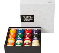 POWERGLIDE Set da 16 palle da biliardo | a pois e strisce | torneo | Premium Select Full Size | diametro 57,0 mm | In scatola