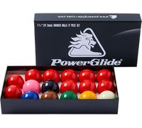Powerglide - 17 Palle per Biliardo Inglese, Unisex,1'' 3/4, Varie, 1,75''
