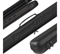 POWERGLIDE Svartur - Custodia per stecca da biliardo o biliardo, design moderno in EVA Soft Touch, manico e tracolla, interno in schiuma protettiva, tasche per accessori, per stecche da biliardo a 3/4