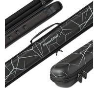 POWERGLIDE Svartur Noir - Custodia per Stecca da Biliardo o Biliardo, Design Moderno in Eva Soft Touch, Manico e Tracolla, Interno Protettivo in Schiuma, Tasche per Accessori, per Stecche da Biliardo