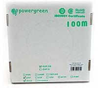 POWERGREEN Cavo CAT 5e UTP 100 m rotolo esterno protezione box 24 AWG