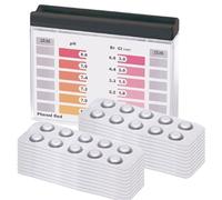 Powerhaus24®, test del cloro/pH per l'acqua della piscina con 100 compresse DPD1 per il cloro e 100 compresse di rosso fenolo per il pH