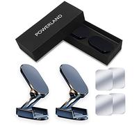 powerland Calamita Per Cellulare Auto【Doppio strato pieghevole】 Cars Magnet con base pieghevole 360° Universale Supporto Magnetico Auto Compatibile con iPhone Tutti gli Smartphone (2 pezzi)