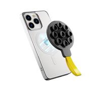 powerland Supporto Telefono con Ventosa Magnetica, Magnetico Silicone Supporto Aspirazione Telefono Cellulare Posteriore Telefono, Forte Maniglia Supporto Tiktok Selfies e Video