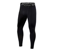 PowerLayer Base Layer Leggings da Corsa da Bambino - Nero, L Ragazzi (10-12 Anni)