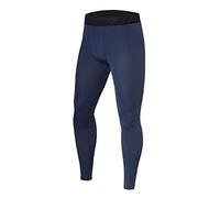 PowerLayer Base Layer Leggings da Corsa da Uomo - Blu Scuro, XXL