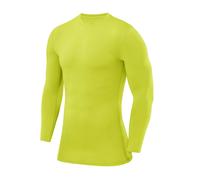 PowerLayer Maglia da Uomo a Manica Lunga Girocollo a Compressione - Verde