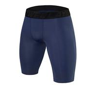 PowerLayer Under Gear da Bambino Compresso Base Layer Pantaloncino Termico - Blu Scuro, L Ragazzi (10-12 Anni)