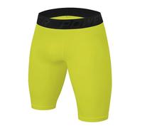PowerLayer Under Gear da Uomo e Bambino Compresso Base Layer Pantaloncino Termico - Verde Acceso, 8-10 Anni