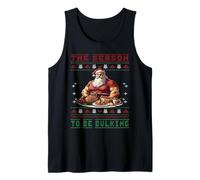 Powerlifer Babbo Natale Brutto Maglione di Natale Canotta