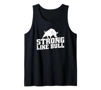 Powerlifting Bodybuilder Esercizio di Allenamento Forte Come Un Toro Canotta