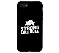 Powerlifting Bodybuilder Esercizio di allenamento forte come un toro Custodia per iPhone SE (2020) / 7/8