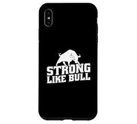Powerlifting Bodybuilder Esercizio di allenamento forte come un toro Custodia per iPhone XS Max