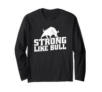 Powerlifting Bodybuilder Esercizio di Allenamento Forte Come Un Toro Maglia a Manica