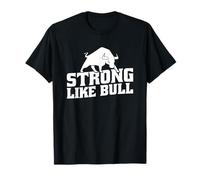 Powerlifting Bodybuilder Esercizio di Allenamento Forte Come Un Toro Maglietta