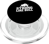 Powerlifting Bodybuilder Esercizio di allenamento forte come un toro PopSockets PopGrip per MagSafe