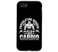 Powerlifting perché odio l'umorismo della palestra cardio Custodia per iPhone SE (2020) / 7 / 8