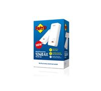 FRITZ!Powerline 1240 AX WLAN Set 1200 Mbit/s Collegamento ethernet LAN Wi-Fi Bianco 2 pz