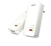 FRITZ!Powerline 1240 AX WLAN Set 1200 Mbit/s Collegamento ethernet LAN Wi-Fi Bianco 2 pz (FRITZ POWERLINE 1240AX WLAN SET - DE