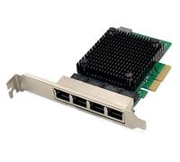 DIGITUS DN-10136 - Scheda di rete, PCIe, 2,5 Gigabit Ethernet, 4 RJ45