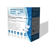 Powerline Internet via cavo TV Diprogress DOC con estensore WiFi